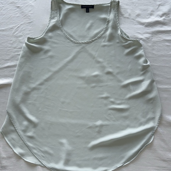 Banana Republic Layer Back Blousy Tank Dusty Teal Mint Green Lightweight Tiers - Picture 11 of 12